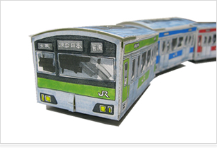 電車ポケットティッシュBOX